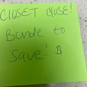 Closet closing soon! Hit that offer button, bundle up to save money